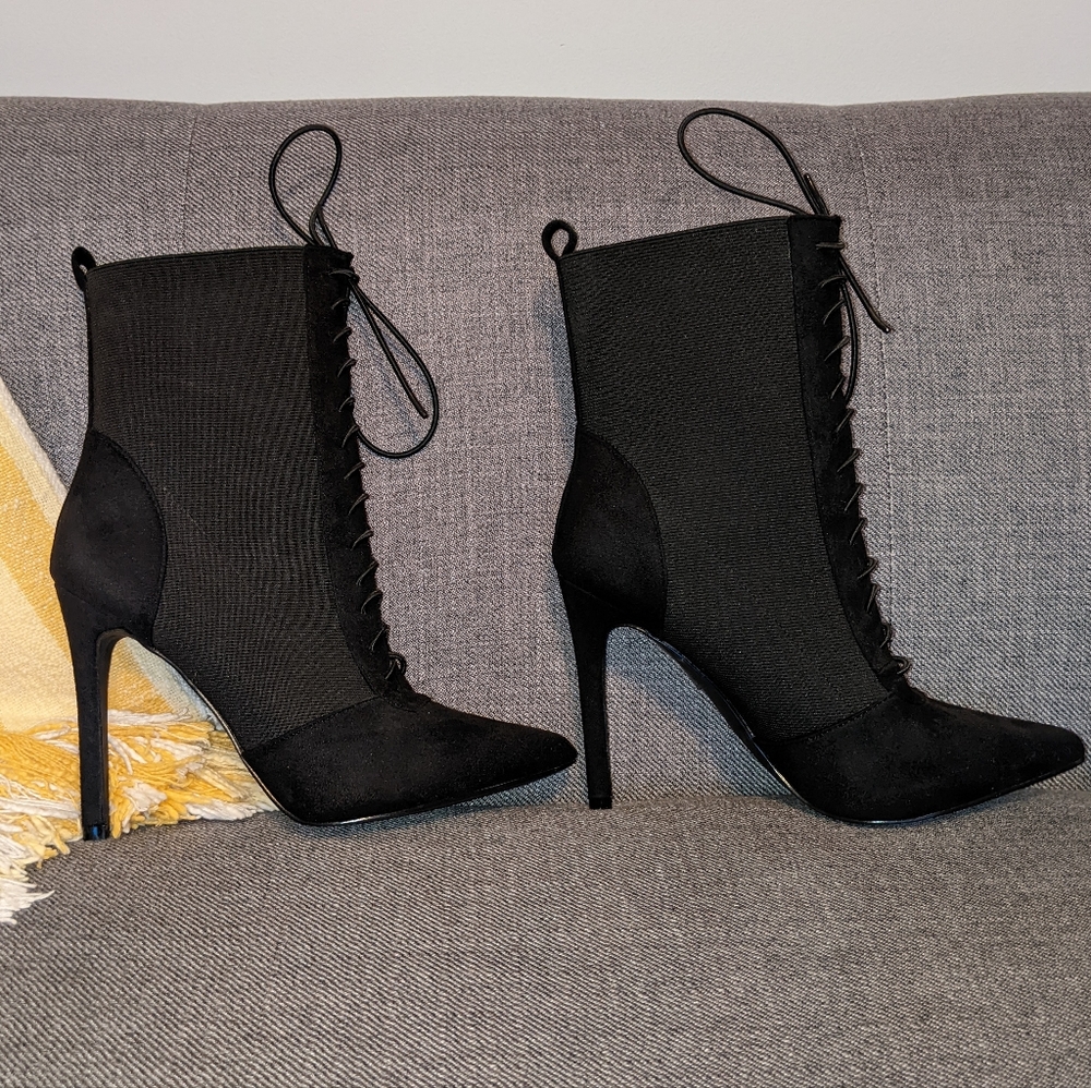Black Stiletto Boots